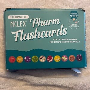 NCLEX Pharm Flashcards - Teal